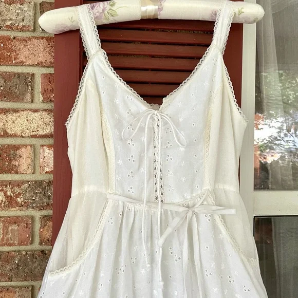 🐇Beautiful🐇Gunne Sax Delicate Eyelet Lace Princess CottageCore👰Prom Dress(9)✨ - Picture 7 of 13